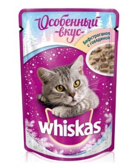 Паучи для кошек Бефстроганов с говядиной, новогодняя серия