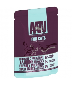 Паучи для кошек Курица и Фазан (AATU FOR CATS CHICKEN & PHEASANT) WACCP85