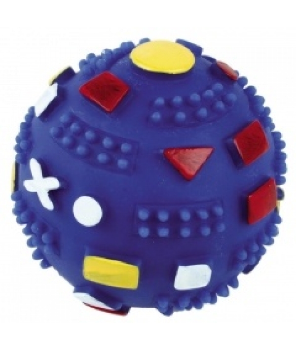 Мяч "Фигуры" для собак, 7см, винил (5604123)