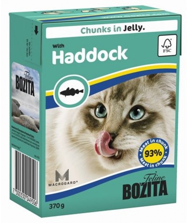Кусочки в желе для кошек с морской рыбой (with Haddock)