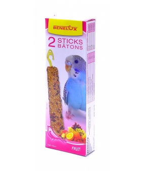 Лакомые палочки с фруктами для волнистых попугайчиков (Seedsticks budgies Fruit x 2 pcs) 16241