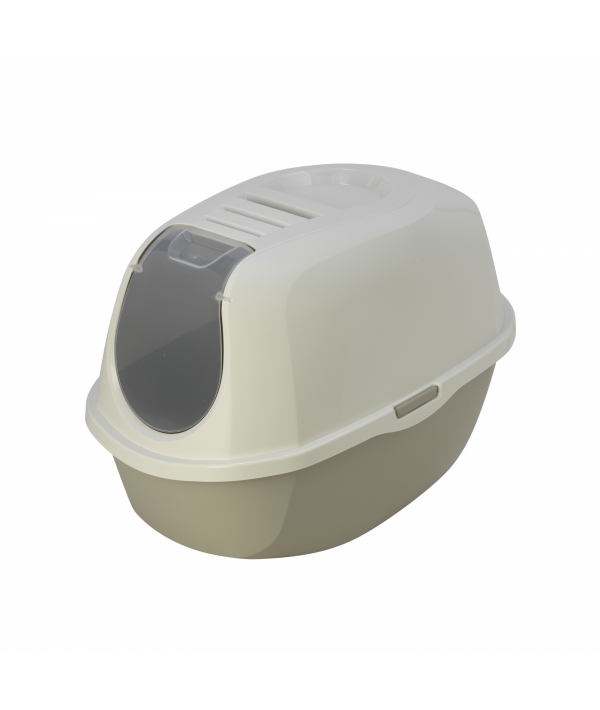 Туалет – домик SmartCat с угольным фильтром, 54х40х41см, теплый серый (Smart cat) MOD – C370 – 330 – B.