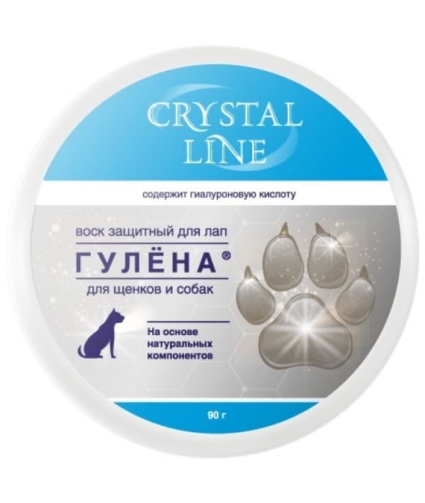 Гулена защитный воск для лап Crystal line