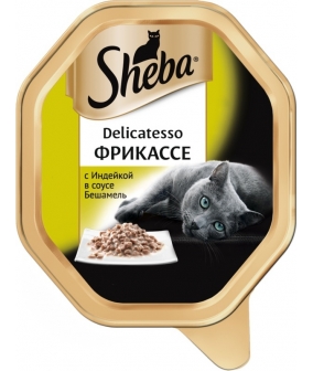 Консервы для кошек Delicatesso фрикассе с индейкой в соусе бешамель 10169409
