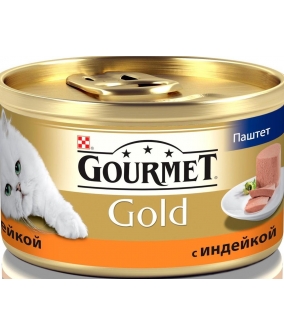 Паштет Gourmet Gold с индейкой для кошек – 12032392/12318118/12032392