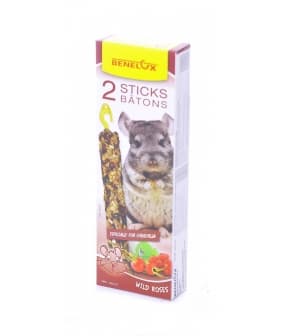 Лакомые палочки для шиншилл "Дикая роза" (SEEDSTICKS CHINCHILLA WILD ROSES X 2 PCS)