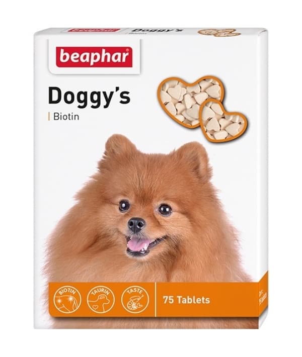 Витамины для собак с биотином (Doggy`s+Biotin), 75шт. (12507)