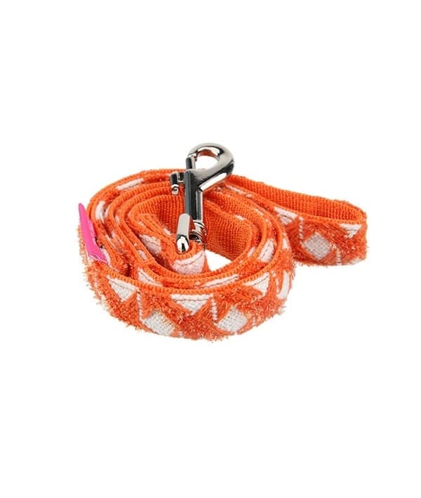 Поводок в клетку "Космо", оранжевый, размер М (COSMO LEASH/ORANGE/M) NAPD – AL7174 – OR – M