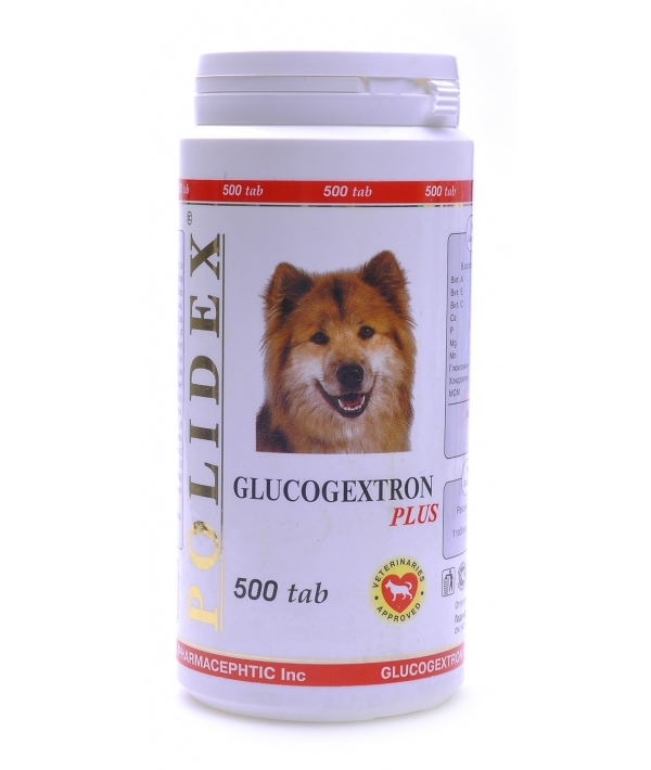 Восстановление хрящевой ткани у собак 500таб (Glucogextron plus) 0986/12949