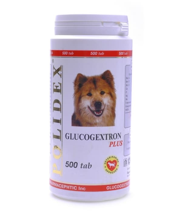 Восстановление хрящевой ткани у собак 500таб (Glucogextron plus) 0986/12949