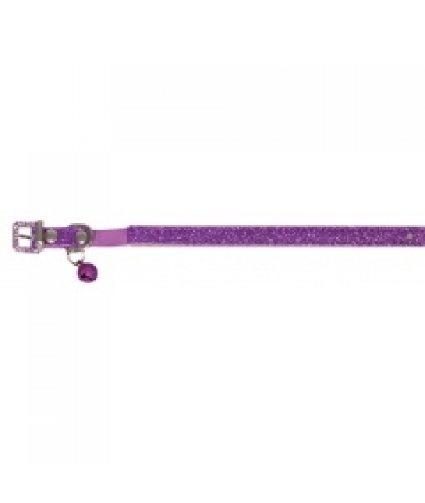 Ошейник "Блеск" XS фиолетовый, для кошек, 1x26см (5624404)