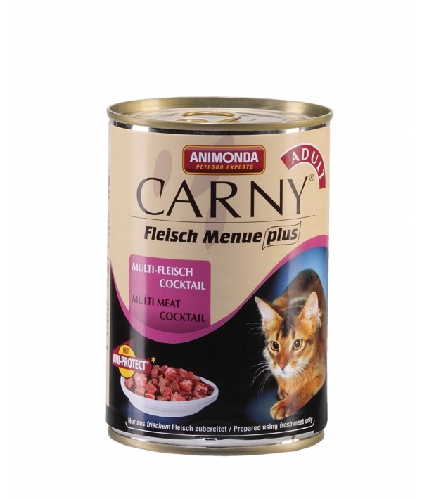 Консервы для кошек коктейль из разных сортов мяса (CARNY Adult)001/83503