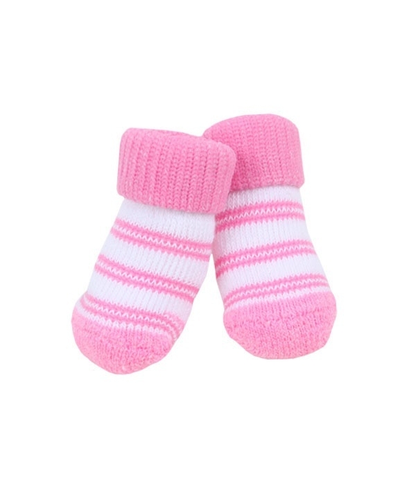 Носочки для собак в полоску "Долче", розовый, размер S (8 см х 3 см) (DOLCE/PINK/S) PAOC – SO1268 – PK – S