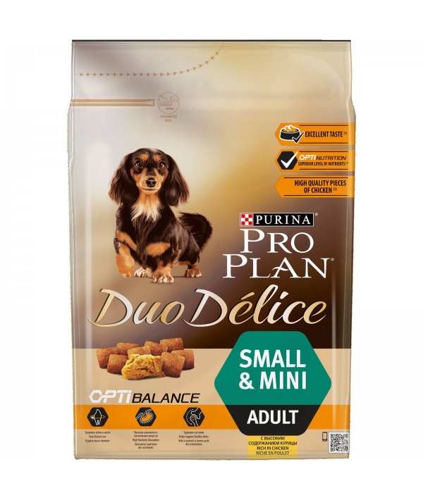 Для собак мелких пород с курицей и рисом (DUO DELICE) – 12250000/12340504