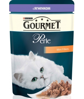 Паучи в подливе с ягненком для кошек (Gourmet Perl) 12215290/12318011