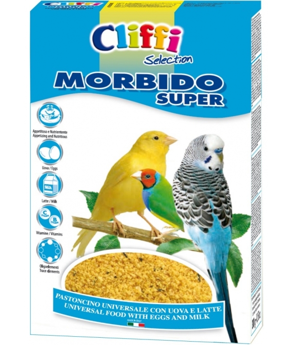 Яичный корм с молоком для всех Зерноядных птиц (Morbido Super) PCOA228 //