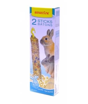 Лакомые палочки для грызунов с попкорном и рисом (Seedsticks xxl rodents popcorn/rice x 2 pcs) 36232