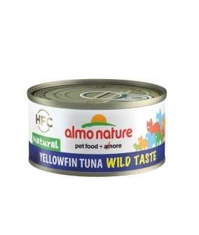 Консервы для кошек "Желтохвостный тунец", 75% мяса (HFC WILD TASTE NATURAL CATS YELLOWFIN TUNA) 5320H