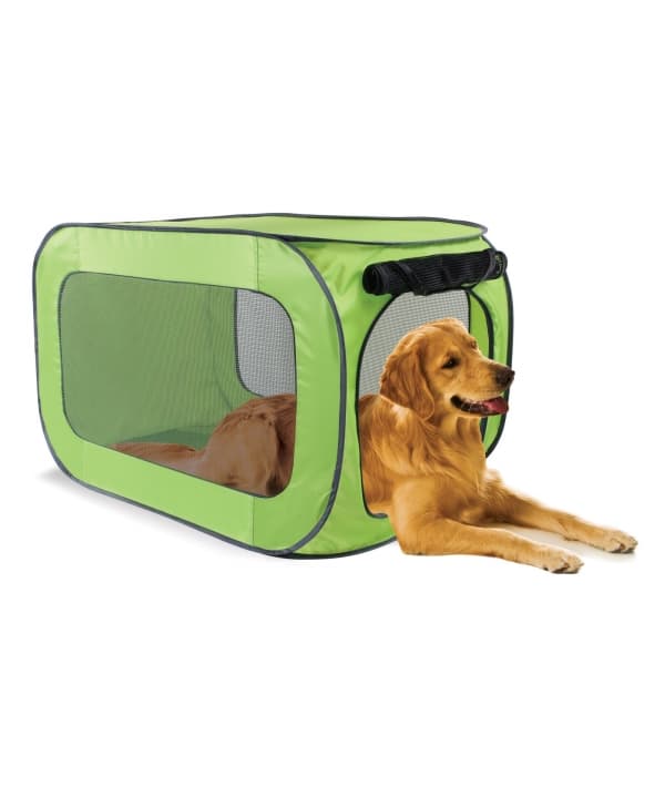 Переносной домик для собак крупных пород 55,9*55,9*91,4 см, полиэстер (Portable dog kennel large) PL0015