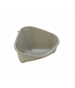 Туалет для грызунов pet's corner угловой большой, 49х33х26, теплый серый (pet's corner large) MOD – R300 – 330.