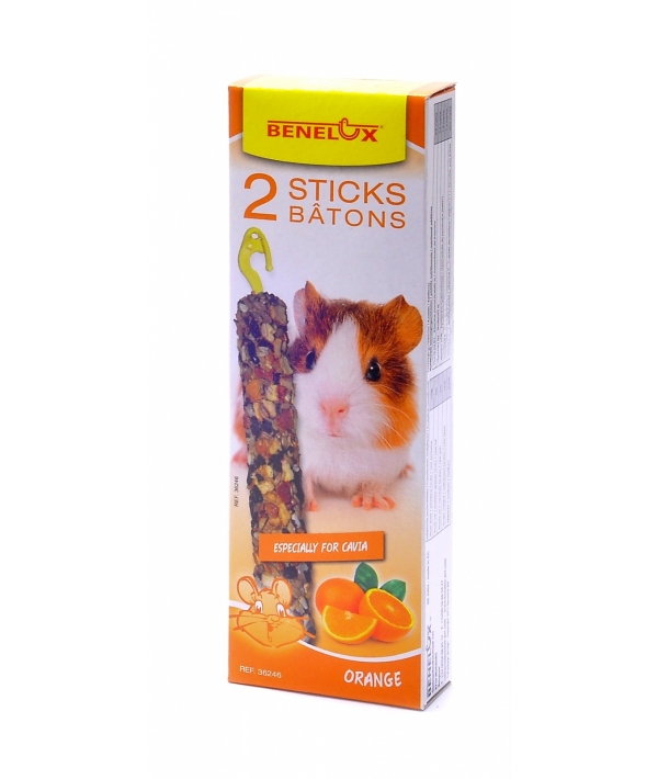 Лакомые палочки для морских свинок с апельсином 2 шт (Seedsticks guinea pig Oorange X 2 pcs) 36246