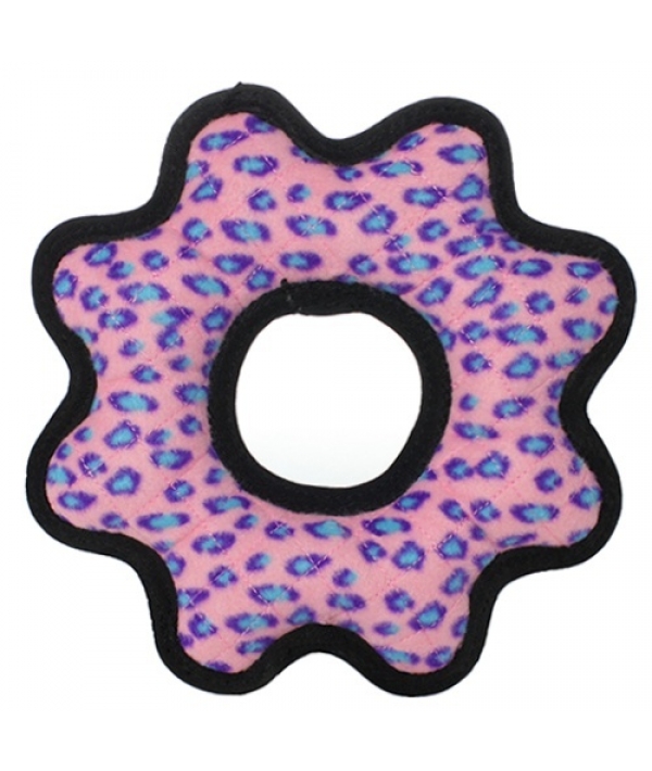 Супер прочная игрушка для собак Шестеренка, розовый леопард, прочность 9/10 (Ultimate Gear Ring Pink Leopard) T – U – GR – PL