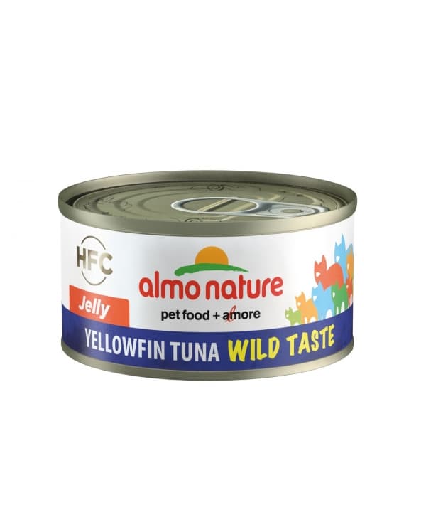 Консервы для кошек "Желтохвостный тунец" в желе, 75% мяса (HFC WILD TASTE JELLY CATS YELLOWFIN TUNA) 5321H