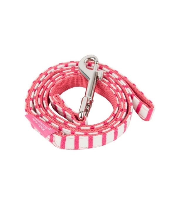 Поводок в полоску, розовый, размер М (MATELOT LEASH/PINK/M) NAQA – AL7211 – PK – M