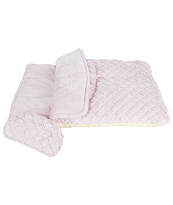 Стеганый спальный мешок, розовый + игрушка – подушка (ANGEL SLEEPING BAG/INDIAN PINK/ONE SIZE) NAQD – AU7290 – IP – FR