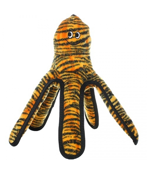 Супер прочная игрушка для собак Осьминог большой, узор тигр, прочность 10/10 (Mega Large Octopus Tiger) T – MG – CR – Oct – L – TG