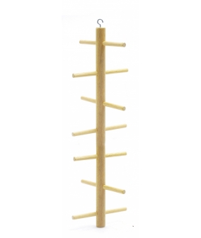 Подвесная мульти жердочка 11*20 см (Hanging bird perch wood 11x20 cm) 14359..