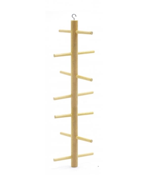 Подвесная мульти жердочка 11*20 см (Hanging bird perch wood 11x20 cm) 14359..