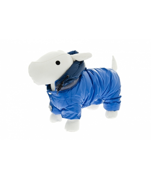 Куртка – дождевик "Крутыш" (синий) на длину 30 см (PIUMINO COOL DOG CM.30 BLU) ABF71/30 – B