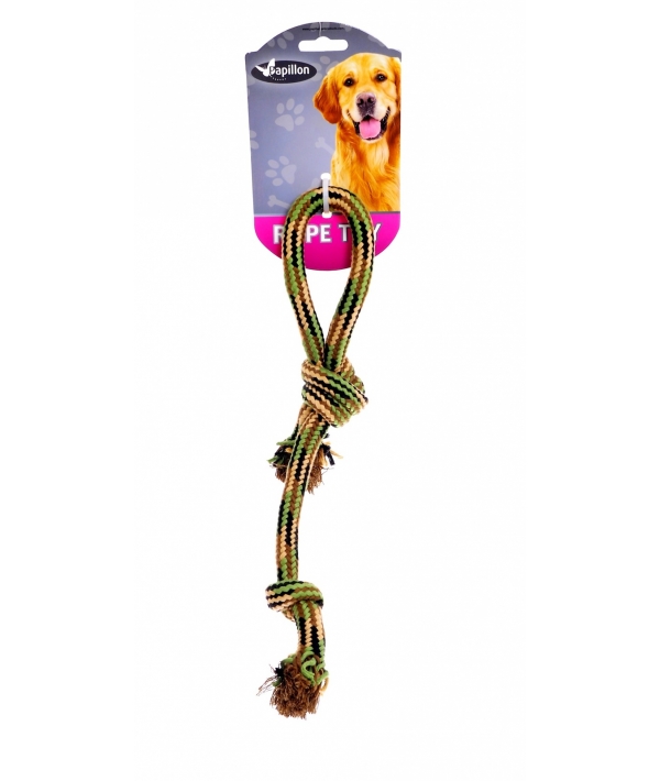 Игрушка для собак "Плетеный камуфляжный буксир", 34 см/ Woven rope tug 34cm 80 – 90 g, camouflage (3/144) 140826