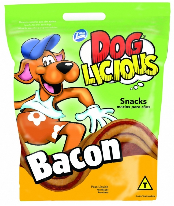 Лакомство для собак "Кусочки Бекона" (Dog Licious Wavy Bacon) 65 гр