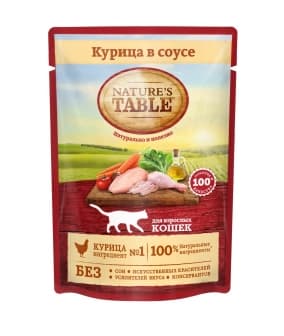 Паучи для кошек с курицей в соусе, 10174799