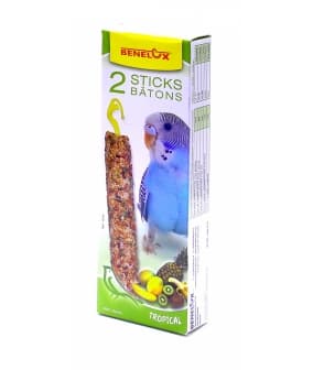 Палочки для волнистых попугайчиков с тропическими фруктами (Seedsticks budgies Tropical fruit x 2 pcs) 16245