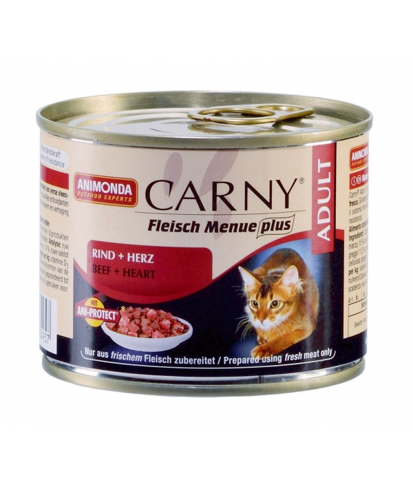 Консервы для кошек с говядиной и сердцем (Carny Adult) 83495/001/83704