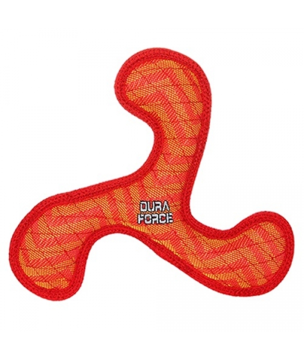 Супер прочная игрушка для собак Бумеранг, красный, прочность 9/10 (Boomerang ZigZag Red/Red) DF – BR – ZZ – RR