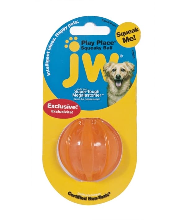 Игрушка для собак мячик "Заводной писк", 5см (JW Pet SQUEAKY BALL SMALL) 43605