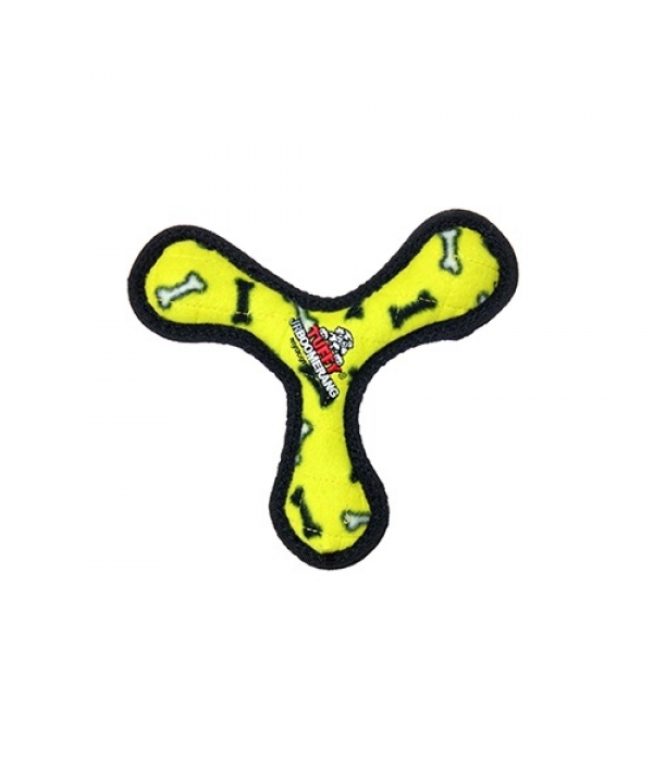Супер прочная игрушка для собак Бумеранг малый, желтый, прочность 8/10 (Jr Bowmerang Yellow Bone) T – JR – BR – YB
