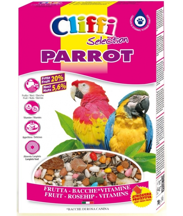 Для попугаев с ягодами фрутти и орехами (Super Premium Parrot) PCOA004
