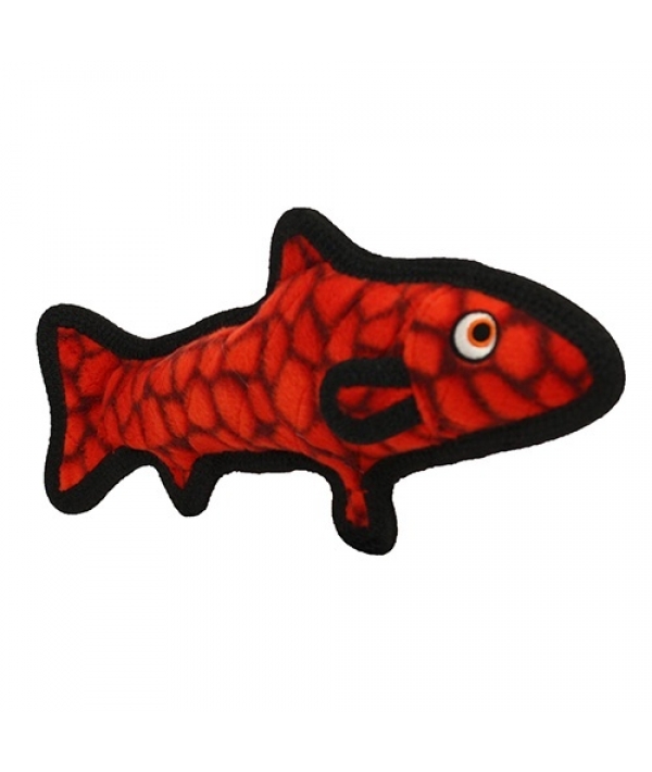 Супер прочная игрушка для собак "Обитатели океана" Форель, красный, прочность 8/10 (Ocean Creature Trout Red) T – OC – Trout – RD