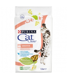 Для кошек с лососем и рисом – для пищеварения (Sensitive) – 12123733