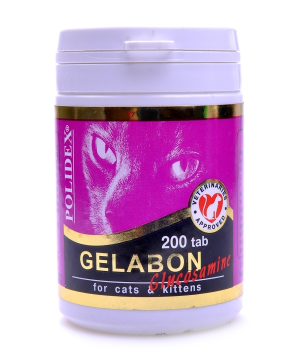 Витамины для кошек профилактика и лечение заболеваний суставов 200таб (Gelabon Glucozamine) 7857/17531