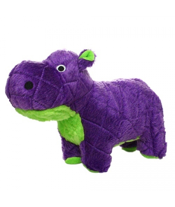 Супер прочная игрушка для собак "Сафари" Бегемот, фиолетовый, прочность 8/10 (Safari Hippo Purple) MT – S – Hippo – PL..
