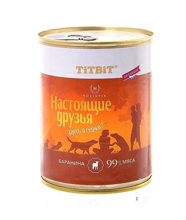 Консервы для собак Настоящие друзья Мясное ассорти с бараниной (7037)