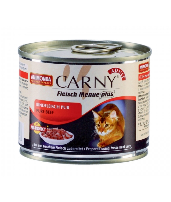 Консервы для кошек с отборной говядиной (Carny Adult) 83555/001/83707