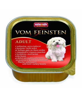 Консервы для собак с говядиной и сердцем индейки (Vom Feinsten Classic)001/82612