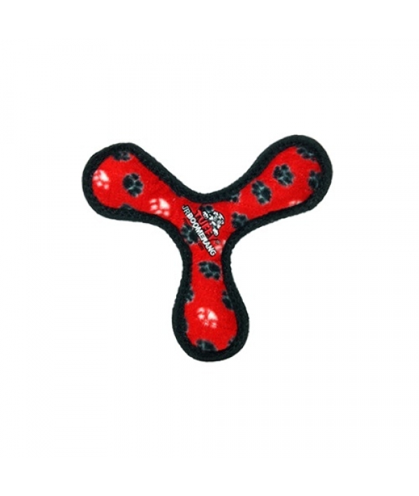 Супер прочная игрушка для собак Бумеранг малый, красный, прочность 8/10 (Jr Bowmerang Red Paw) T – JR – BR – RP